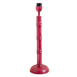 Lacquered Bamboo Lamp base in Dusty Rose