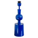 Lacquered Capri Lamp base in Cobalt Blue