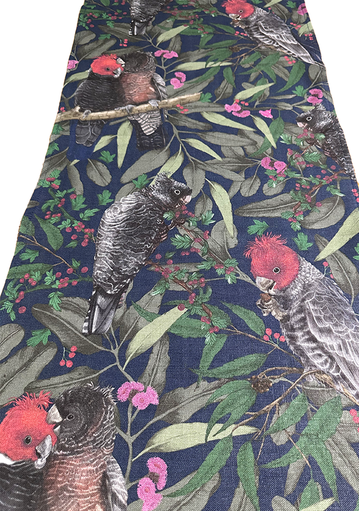 Gang Gang Linen Table Runner PRE ORDER