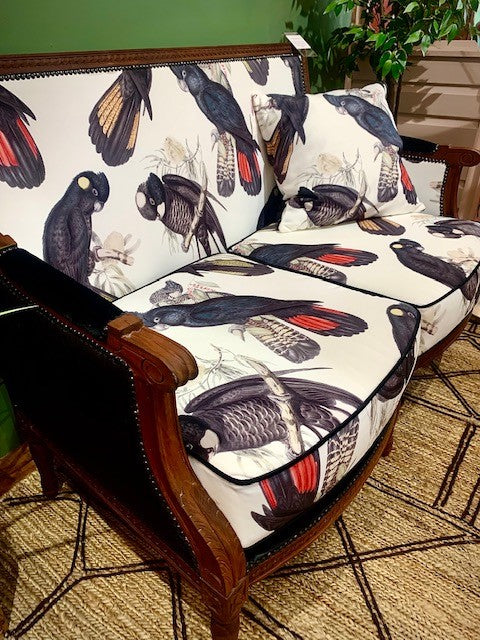 Black Cockatoo Mahogany Two Seater
