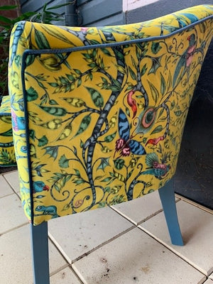 Rousseau Velvet Tub Chair PRE ORDER