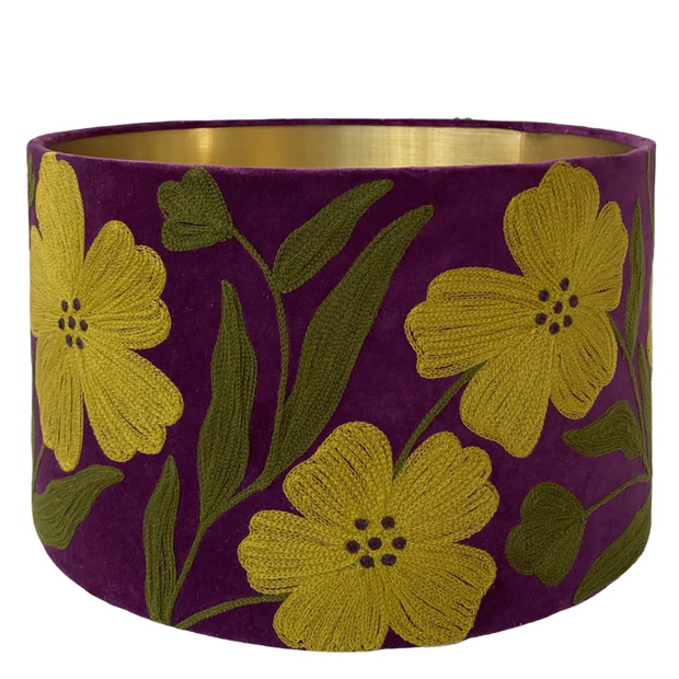 Poppies on Purple Velvet