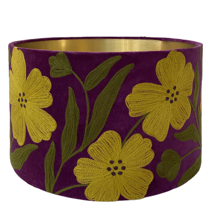 Poppies on Purple Velvet