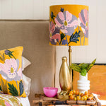 Wildflower on Yellow Velvet