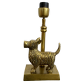 Handcrafted Schnauzer Lamp Base for Home Decor