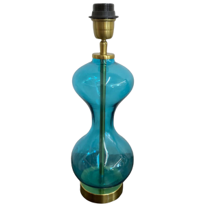 Turquoise Hourglass Lamp base