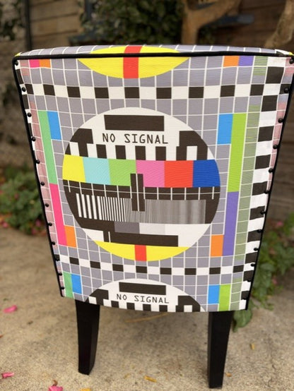 TV Test Pattern Chair