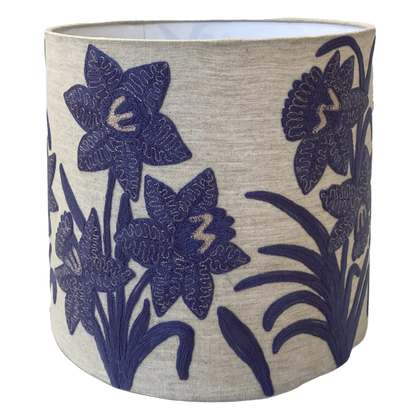 Lavender Narcissus Linen Shade