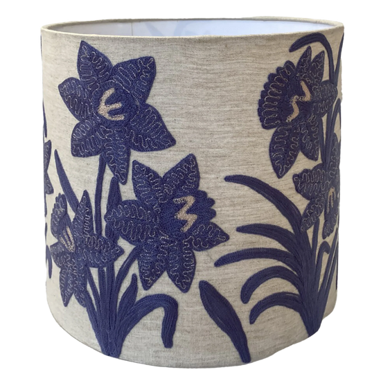 Lavender Narcissus Linen Shade