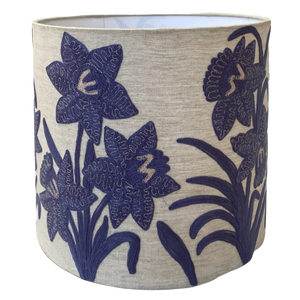 Narcissus Lavendar on Linen