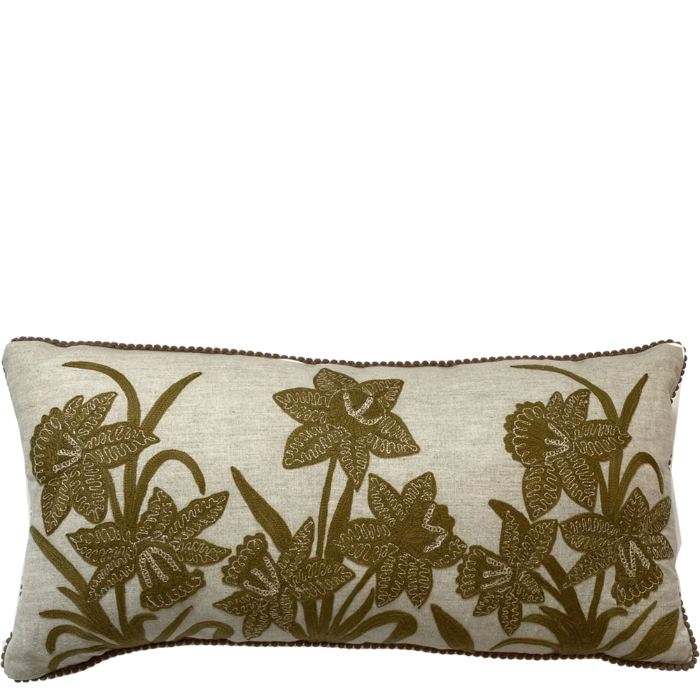Narcissus Butternut on Linen