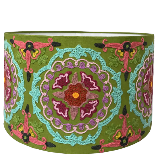 Handmade Yerevan Embroidered Lampshade