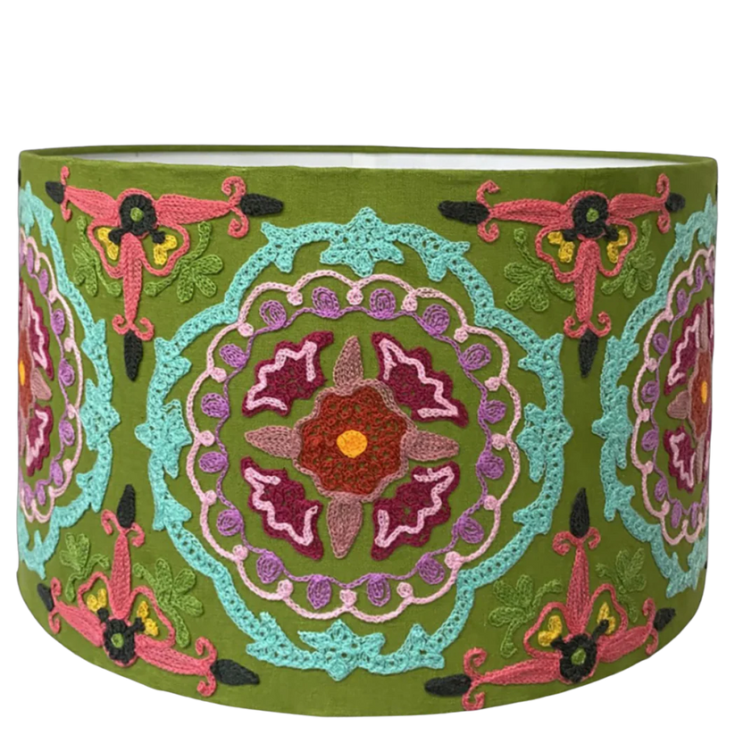 Handmade Yerevan Embroidered Lampshade