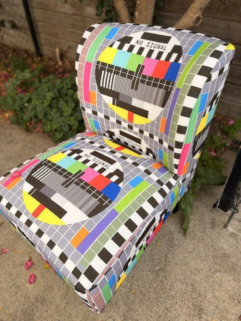 TV Test Pattern Chair