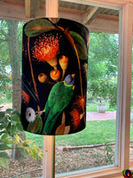 Beaks and Blooms Velvet lampshade