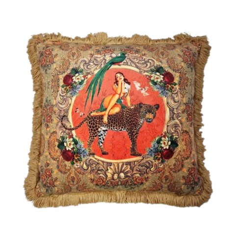 Alice Fringed Cushion