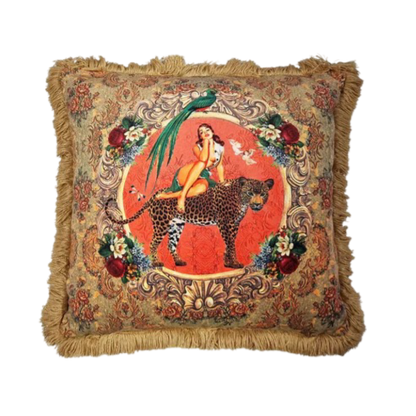 Alice Fringed Cushion