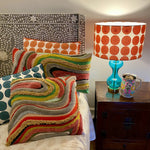 Orange Polka Dot Lampshade