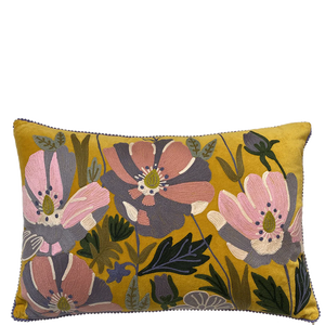 Wildflower on Yellow Velvet