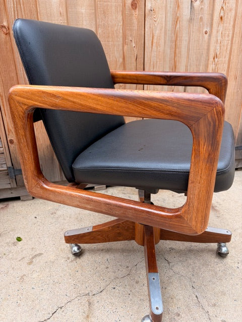 Mid Century Swivel Desk Chair