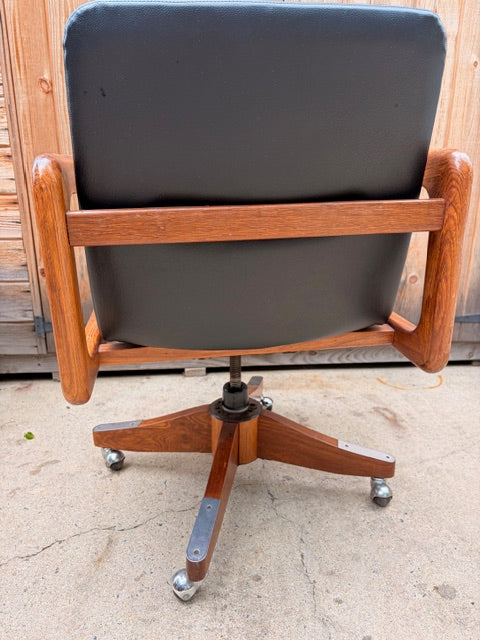 Mid Century Swivel Desk Chair