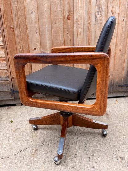Mid Century Swivel Desk Chair