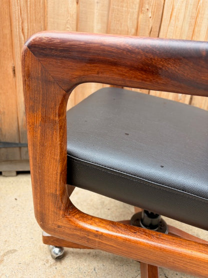 Mid Century Swivel Desk Chair