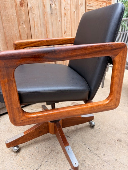 Mid Century Swivel Desk Chair