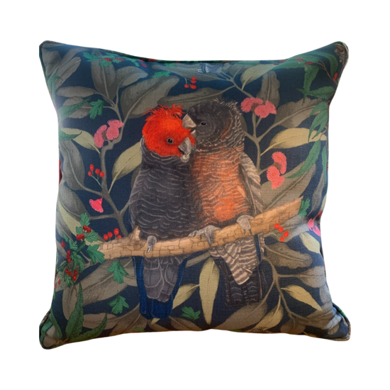 Gang Gang Cockatoos cushion cover PRE ORDER