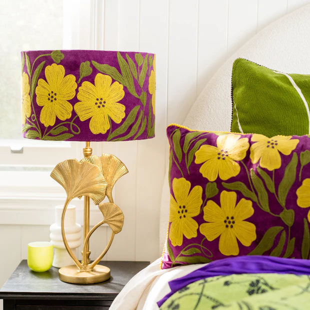Poppies on Purple Velvet