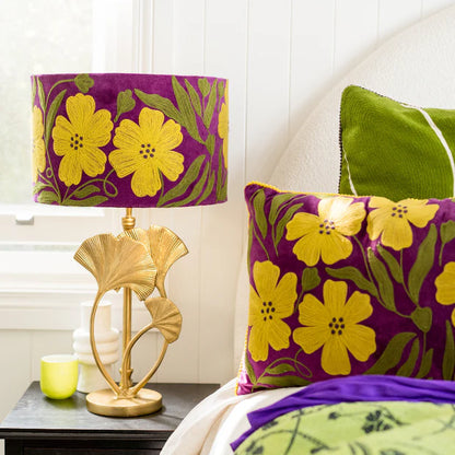 Poppies on Purple Velvet