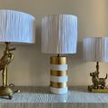 White raffia lampshade