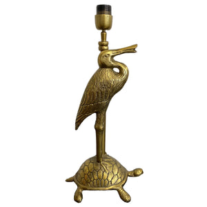 Stork and Tortoise Lamp Base