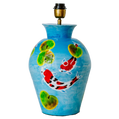Koi Ginger Jar Lamp Base