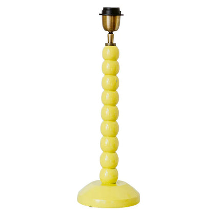 Bubble lamp base in Citr0onelle