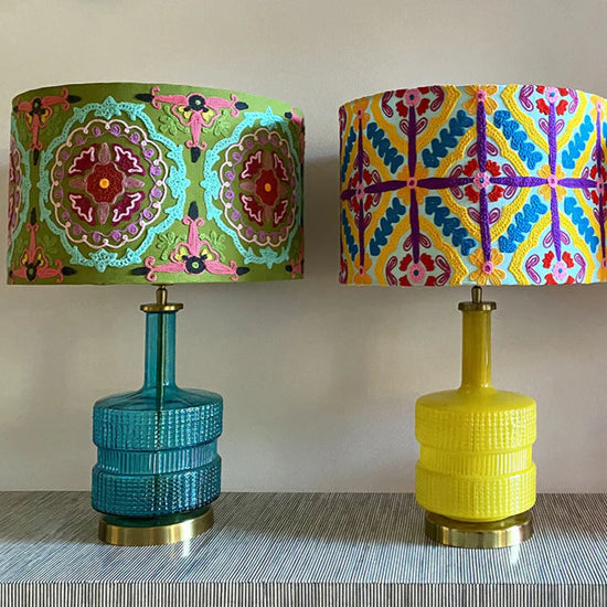 Handmade Yerevan Embroidered Lampshade