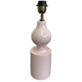 New Capri Lamp base in Pale Pink