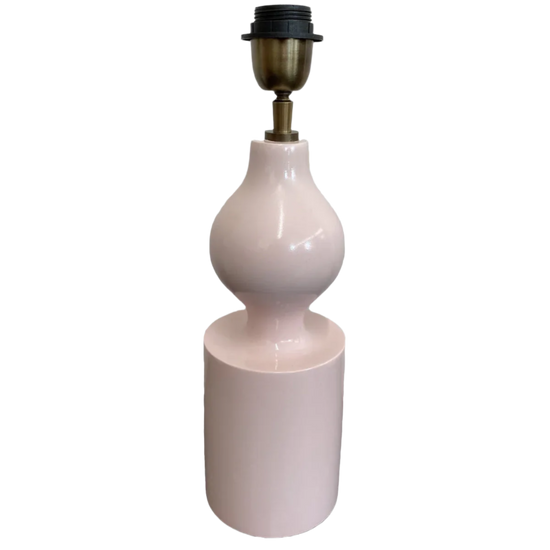 New Capri Lamp base in Pale Pink