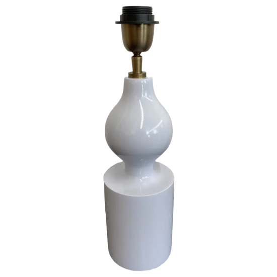 New Capri Lamp base in White