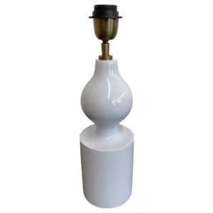 New Capri Lamp base in White