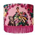 Her Wild Majesty fringed lampshade