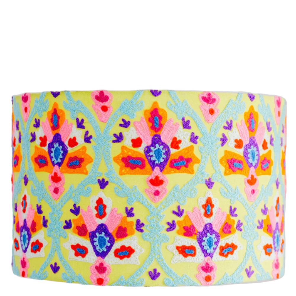 Bucharest Embroidered Lampshade