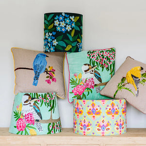Bucharest Embroidered Lampshade