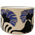 Gingko Leaf Pattern on Linen Lampshade