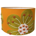 Oversized Orange Flower Lampshade