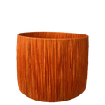 Orange Raffia lampshade extra sml