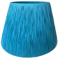 Turquoise Raffia lampshade medium