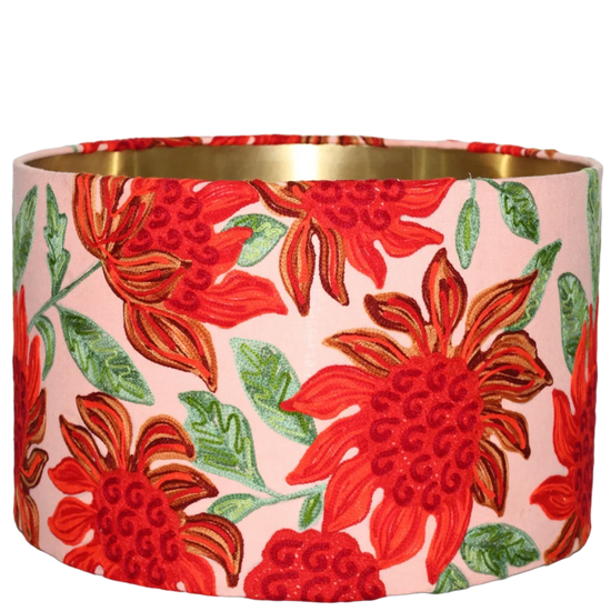 Waratah on Pink Velvet