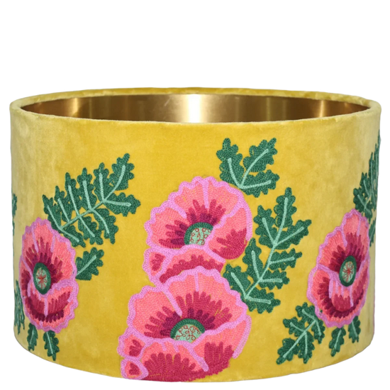 Camelia on Yellow Velvet