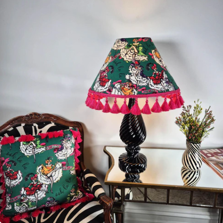 Ooh La La Tapered Velvet Lampshade